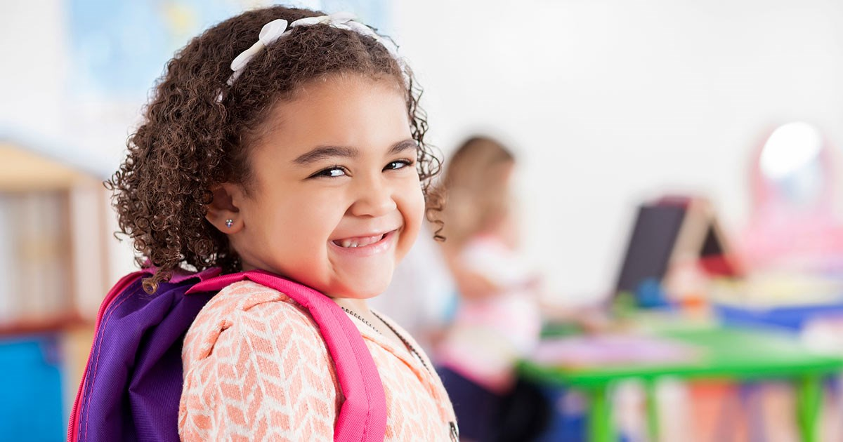 Student smiling