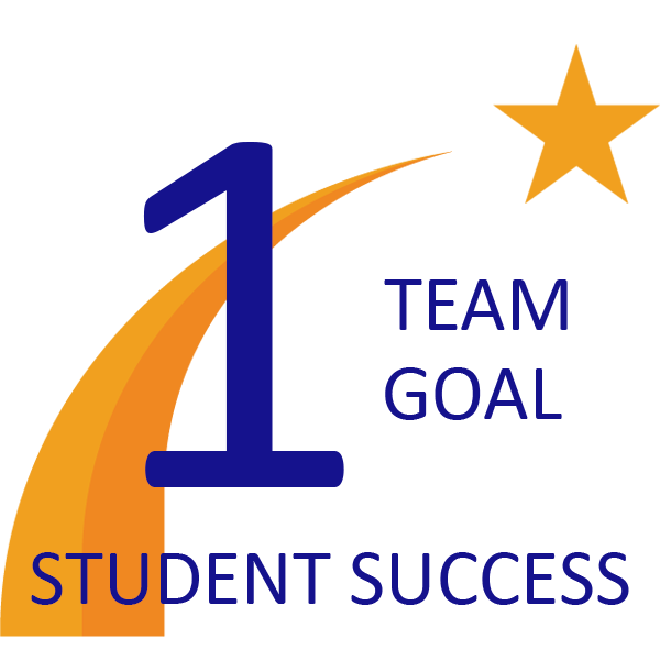 1 team 1 goal, student success.