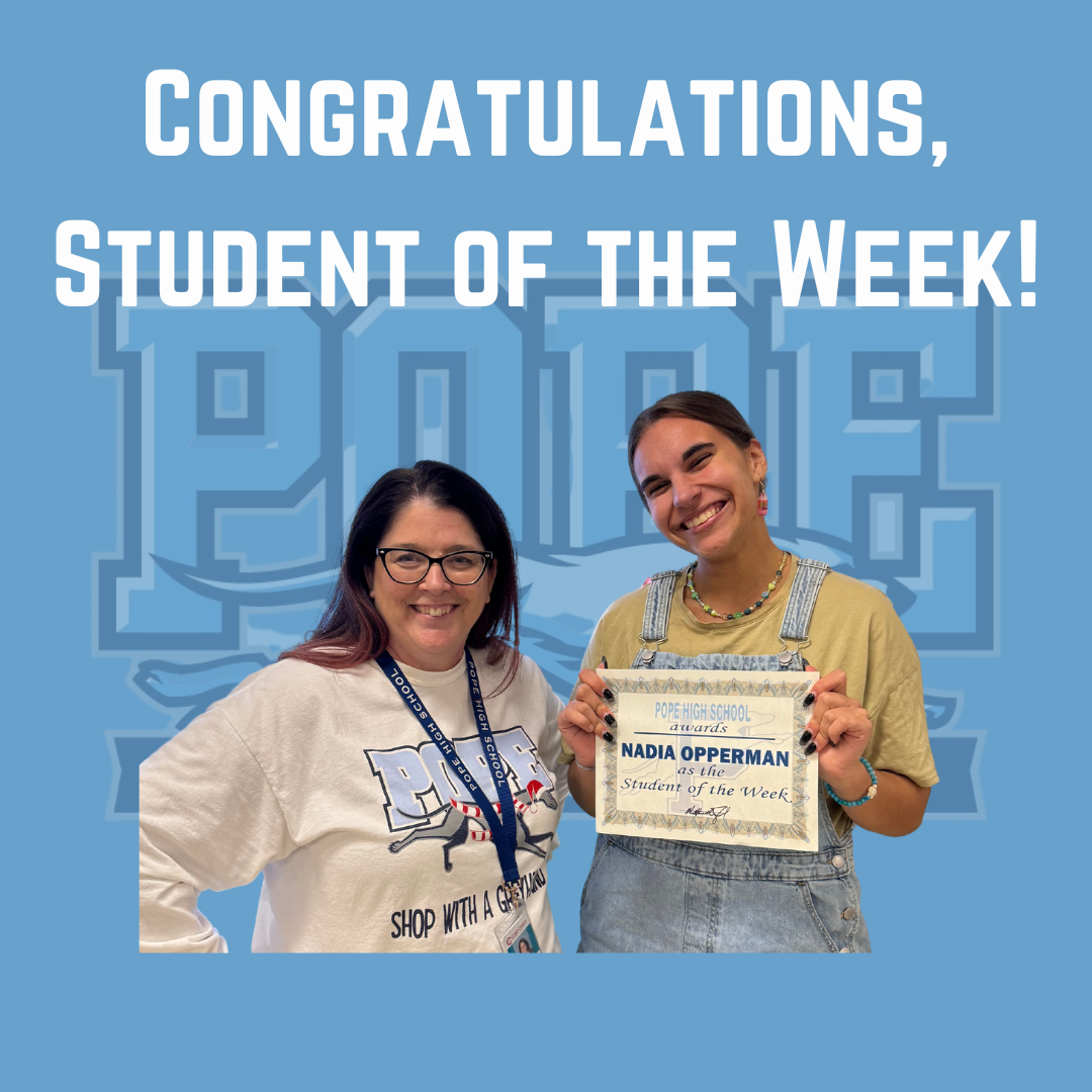student of the week and teacher