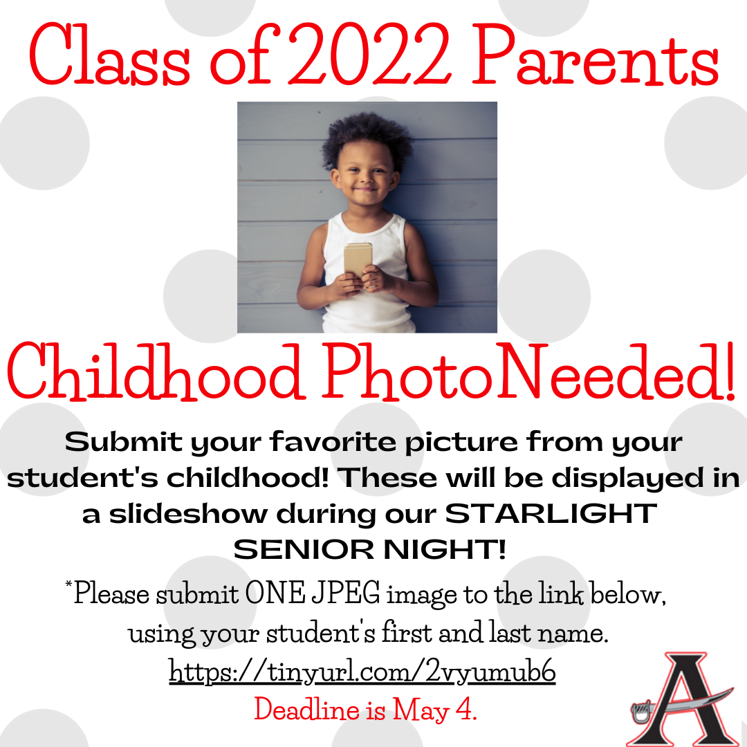 Class of 2022 - Childhood Photos Needed!