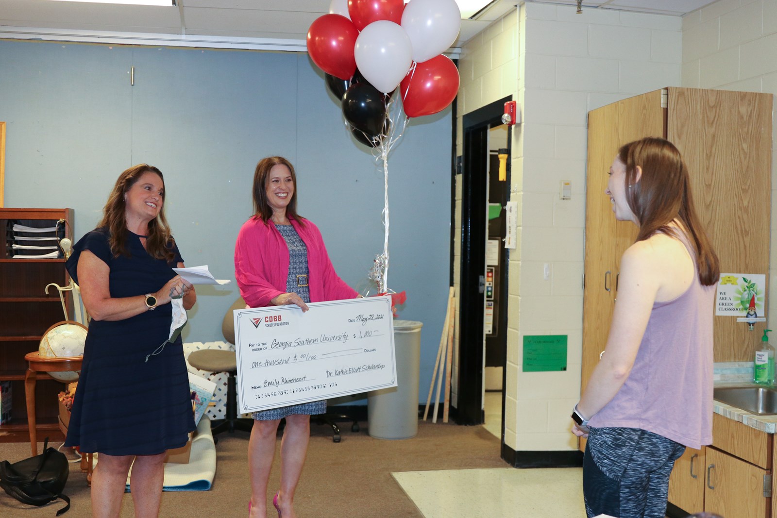 Cobb Schools Foundation Surprises Sope Creek Teacher with Scholarship-9.jpg