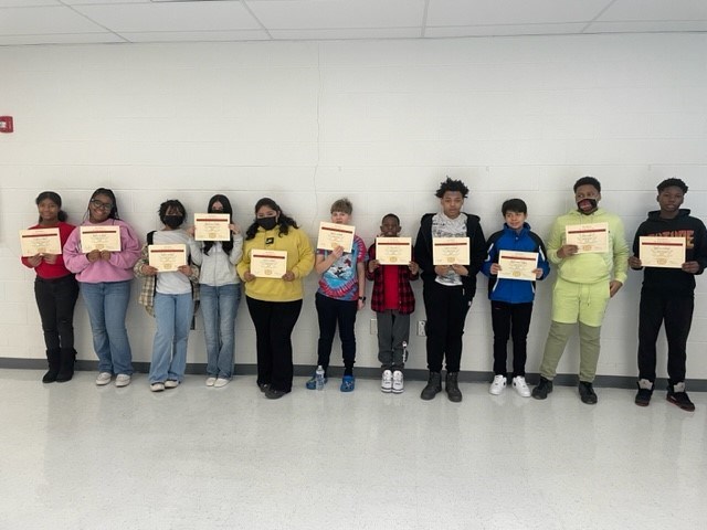 January Students of the Month