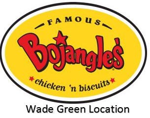Bojangles Wade Green location logo.