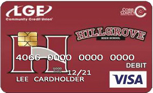 Hillgrove Visa Card Template