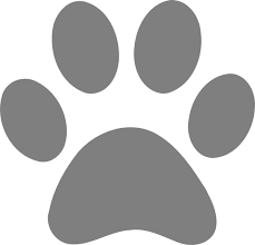 Dog paw print.