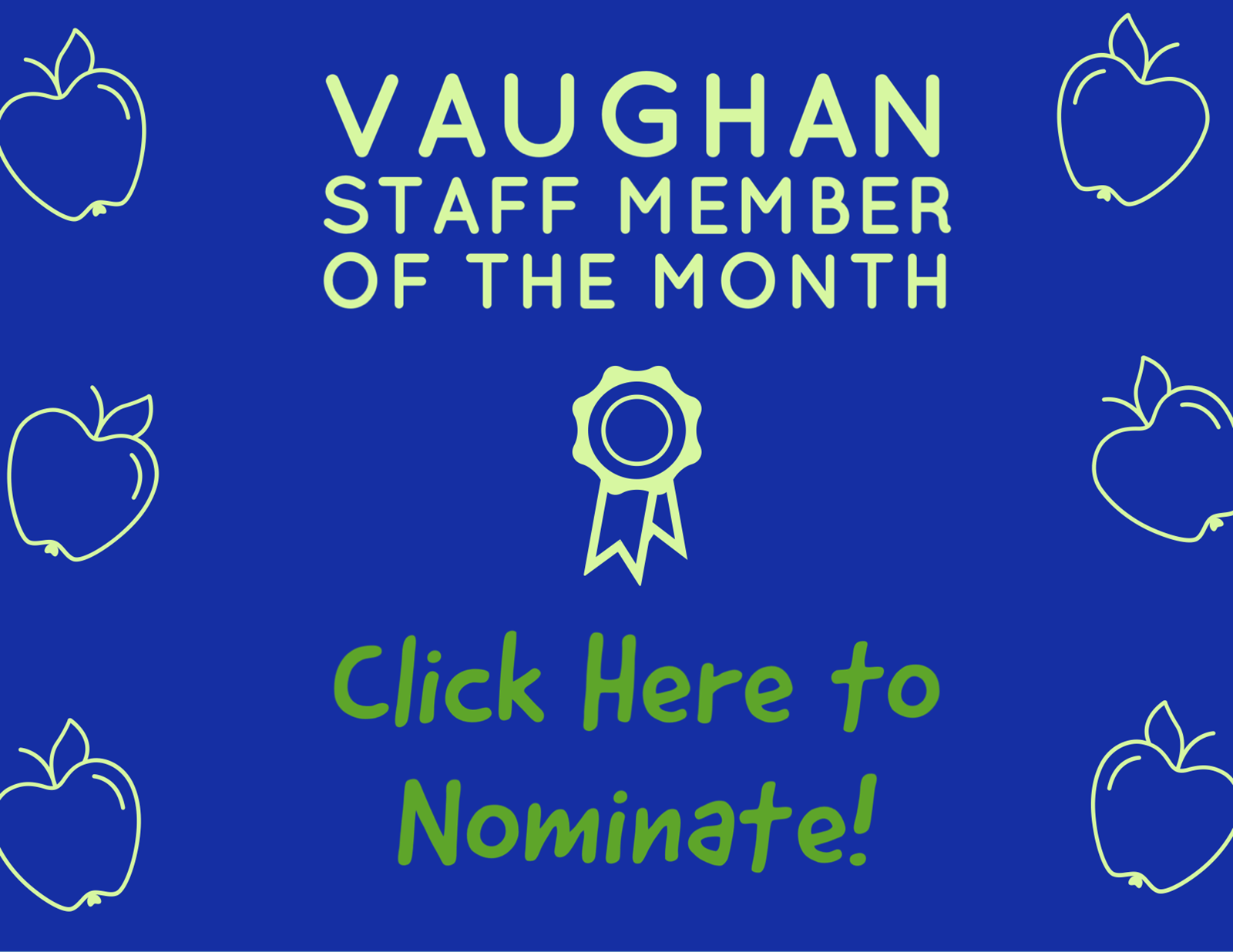 Vaughan Staff Member of the Month Logo