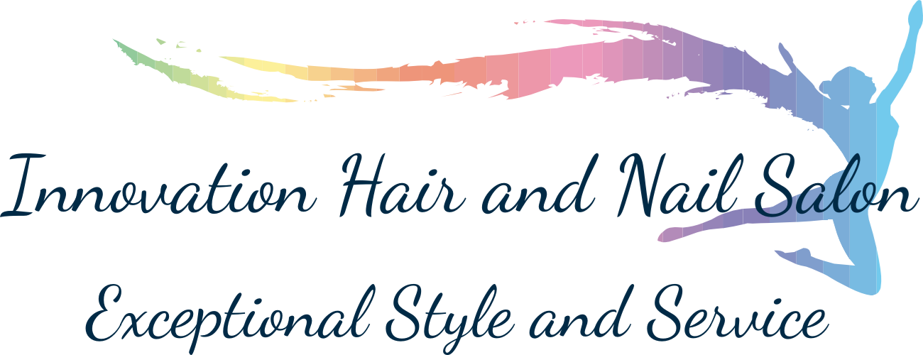 Innovation Hair and Nail Salon logo.