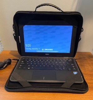 photo of student laptop