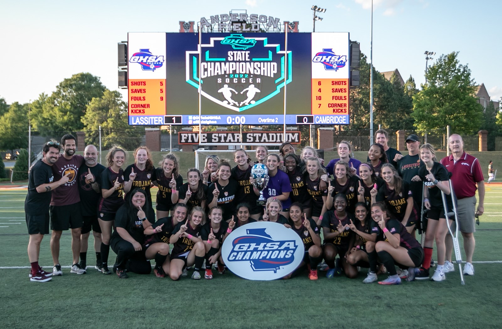 Lassiter High School - Girls' Soccer Team Wins State Championship - EAST  COBBER