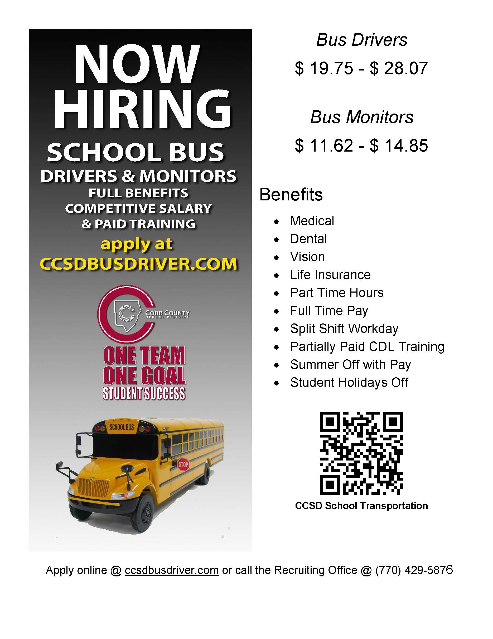 bus monitor jobs
