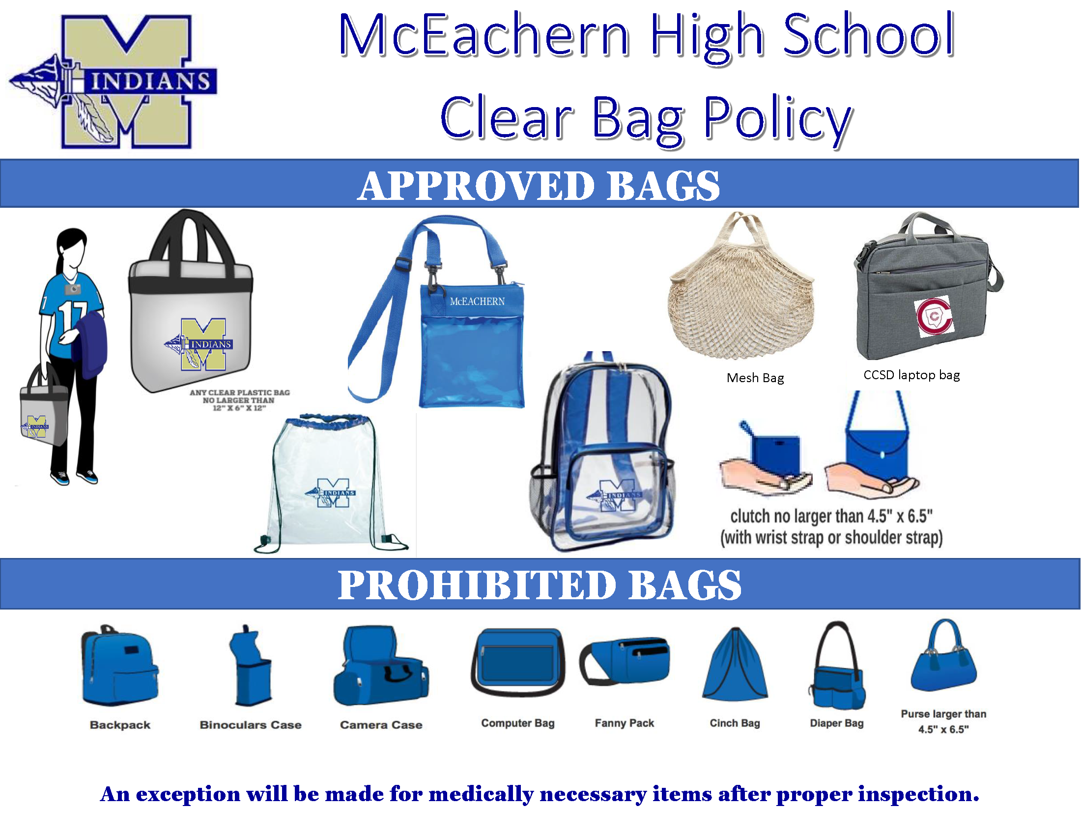 SEE WHAT'S ALLOWED: Lowndes County Schools' clear bag policy