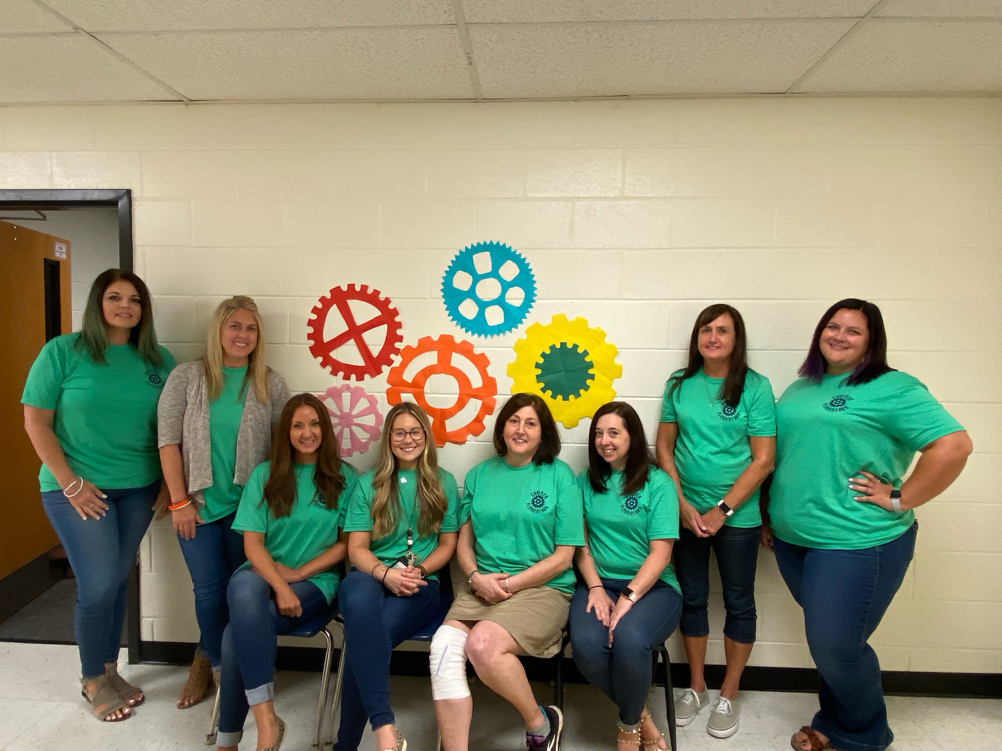 Chalker third grade teachers lined up for picture