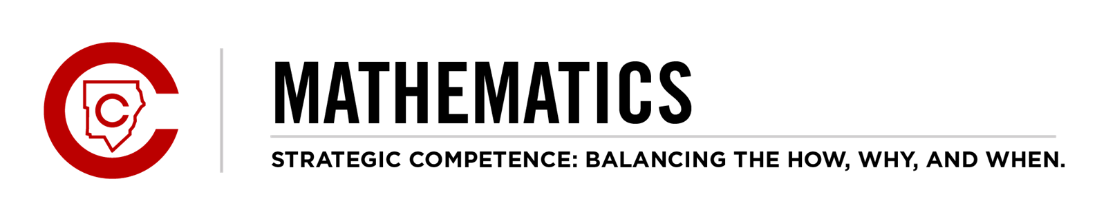 Mathematics - Strategic Competence: Balancing the How, Why, and When.