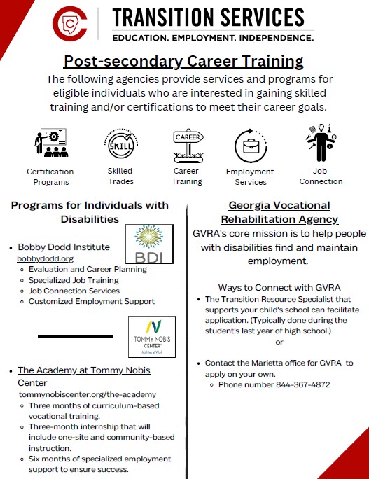 Post-secondary Career Training Guide