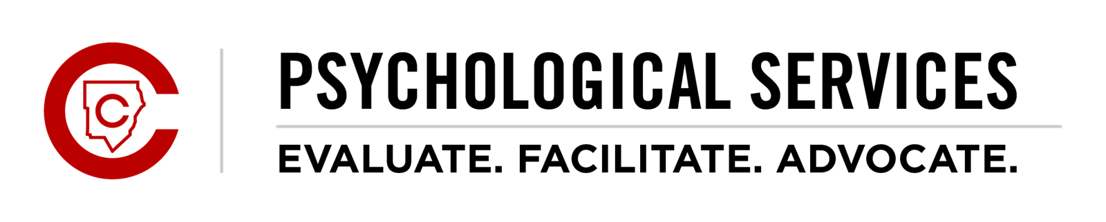 Psychological Services - Evaluate. Facilitate. Advocate.