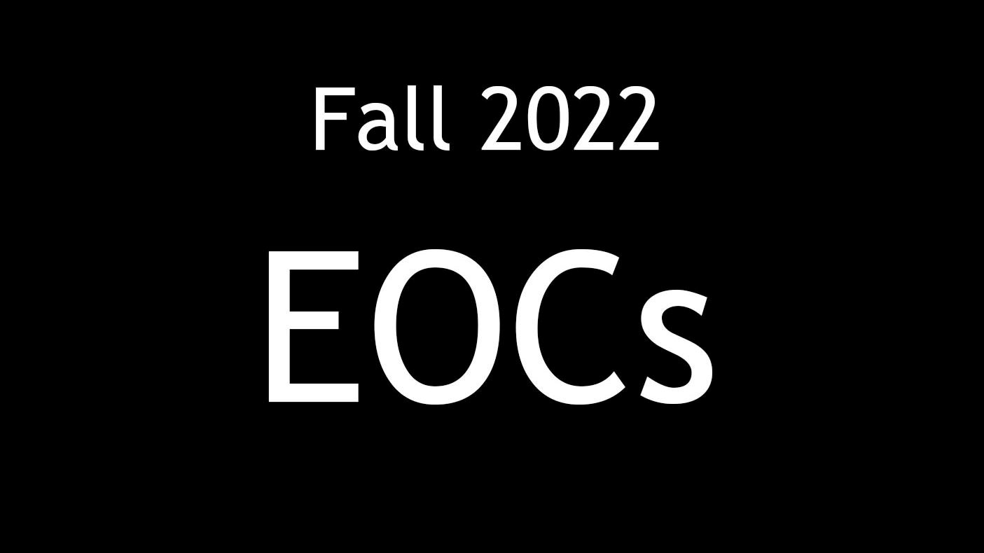 Fall 2022 EOCs