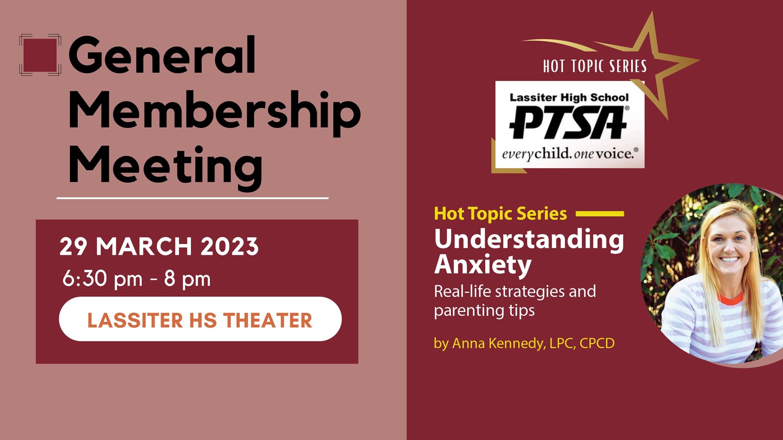 Lassiter PTSA General Membership Meeting