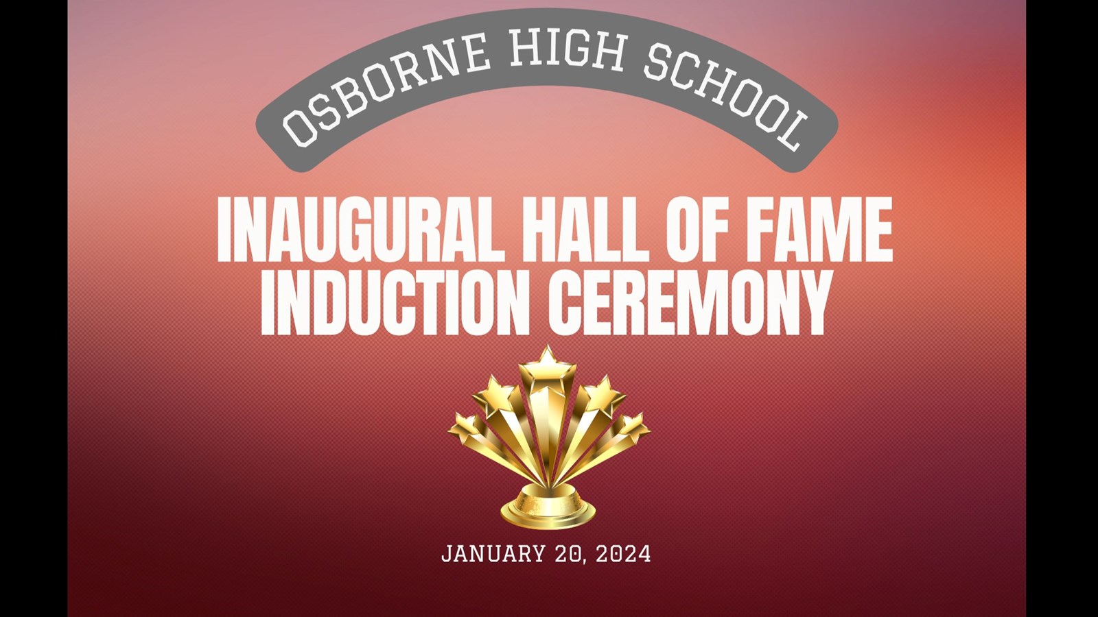 Hall of Fame Induction Ceremony