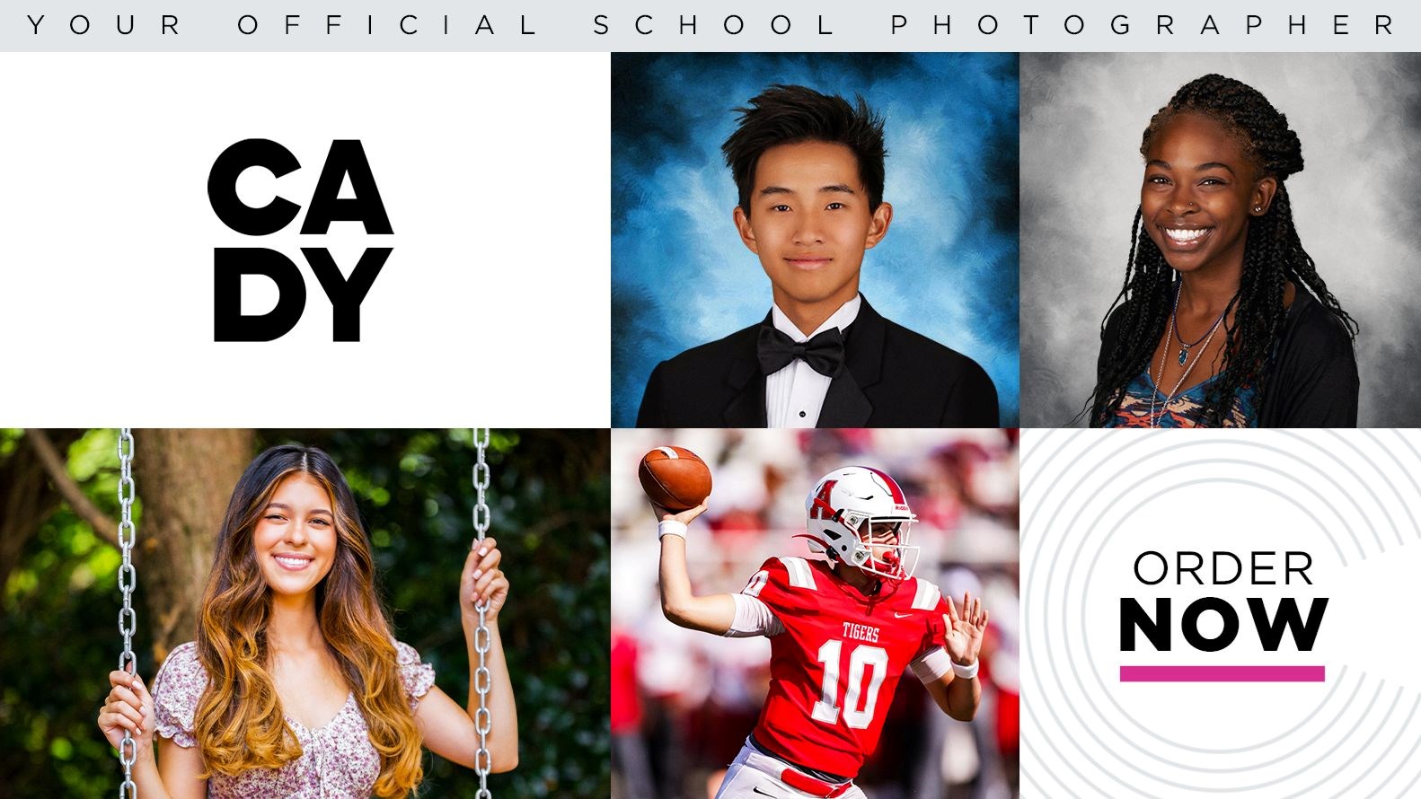 cady your official school photographer order now