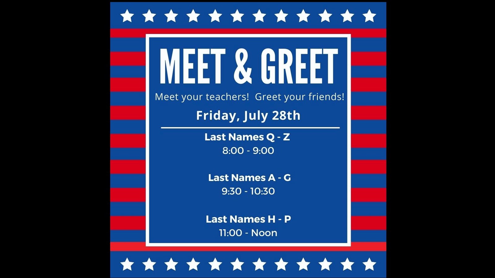 meet and greet 