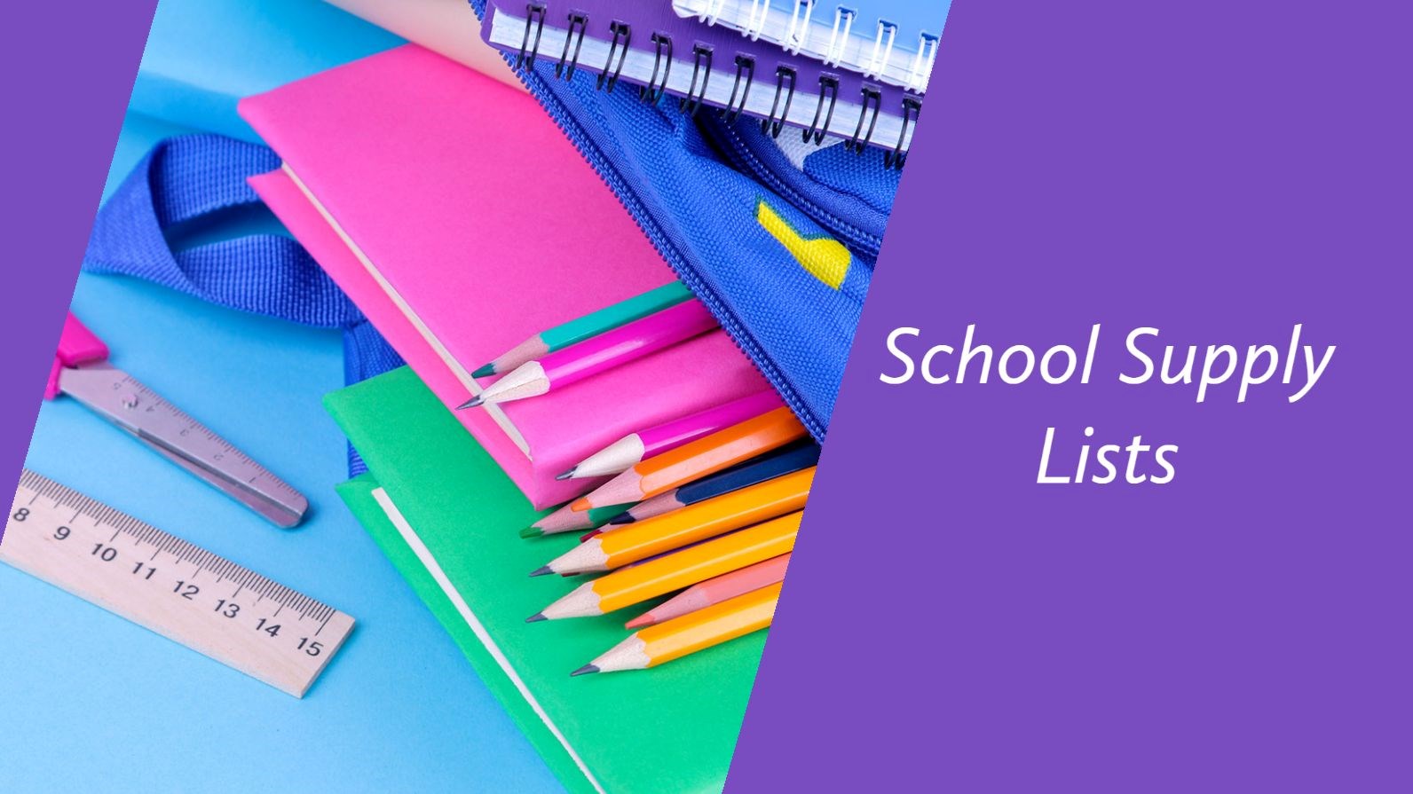 School Supplies List / School Supplies