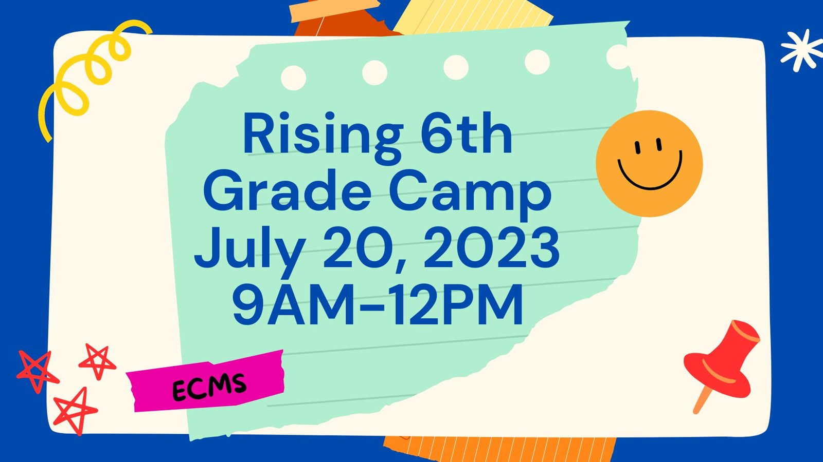 Rising 6th Grade Camp
