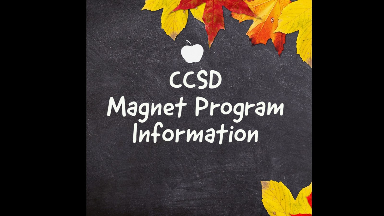CCSD Magnet Program Information click Here 