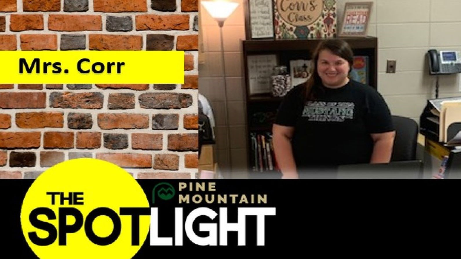 Ms. Corr featured with Pine Mountain Spotlight