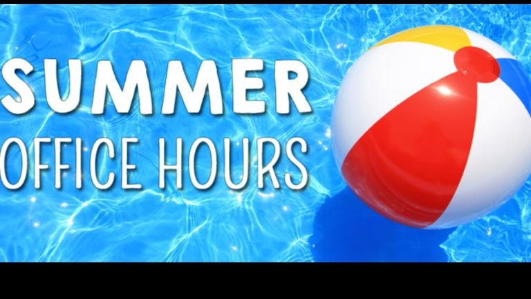 Pmms Summer Office Hours