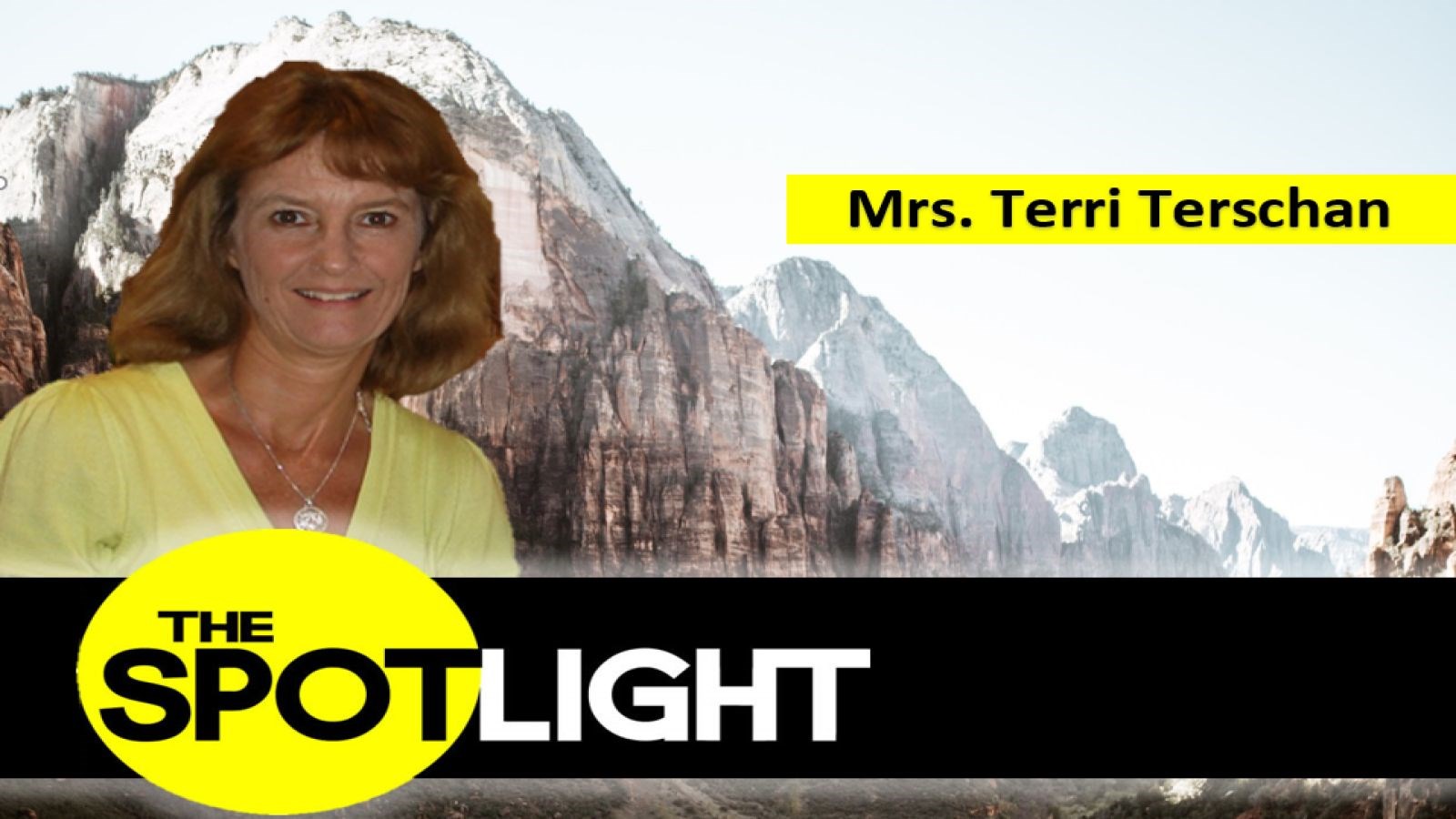 Staff Spotlight - Mrs. Terschan