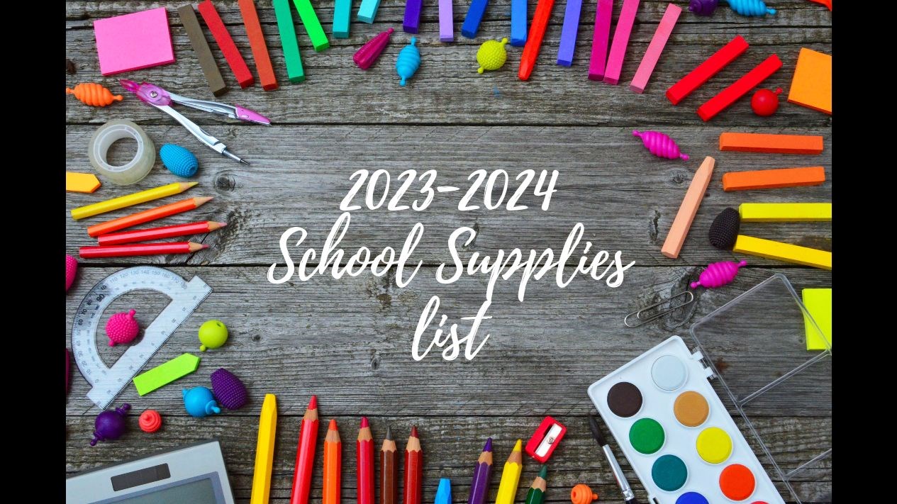 Back to School Supplies List for All Grades