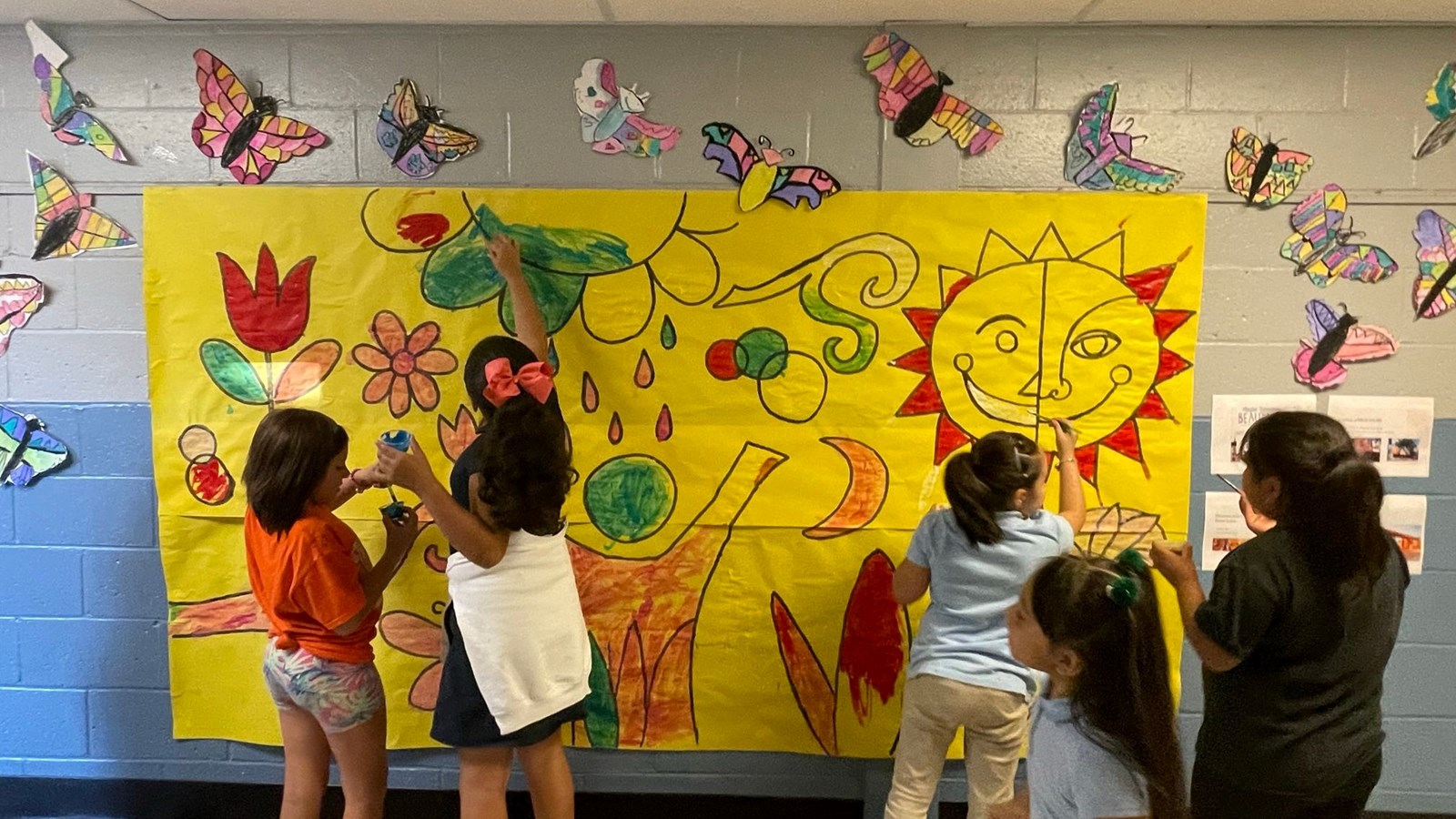 Milford Elementary School students celebrate Hispanic Heritage Month.