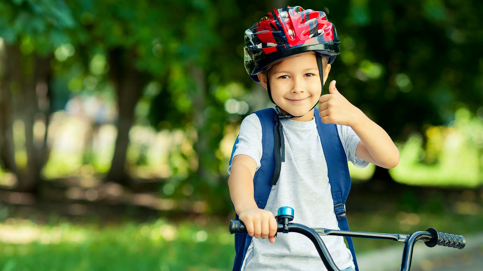 Student bikes to school